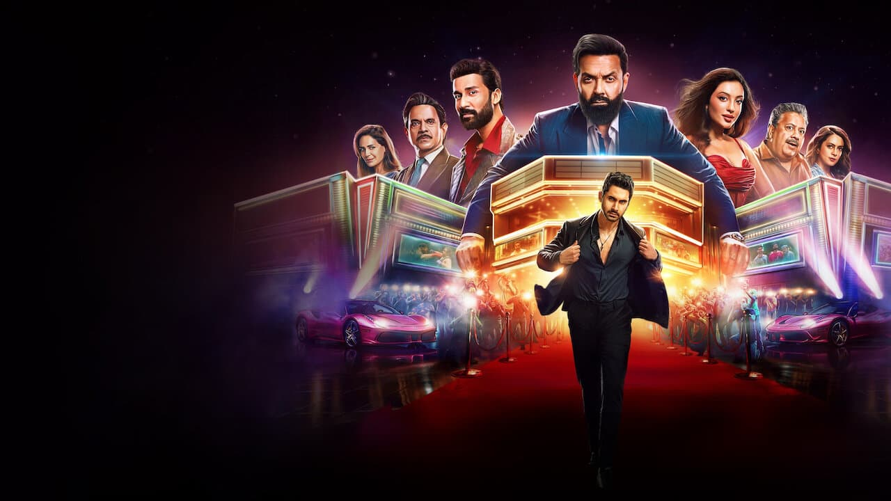 Collage showing Bollywood, South Indian, and Hollywood movie posters symbolizing competition in the Hindi film market.